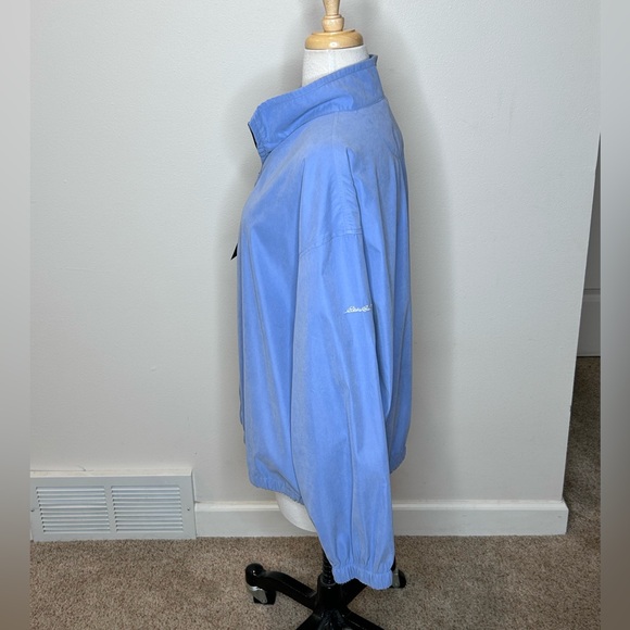Eddie Bauer Golf Blue Quarter-Zip Pullover Windshirt Women's Size XL NWT - Picture 5 of 13
